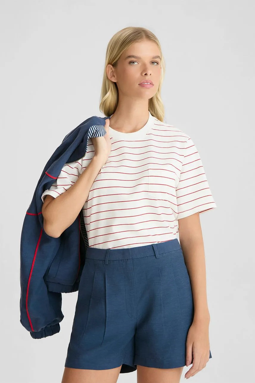 T-Shirt Luna - Vermelho Salsa