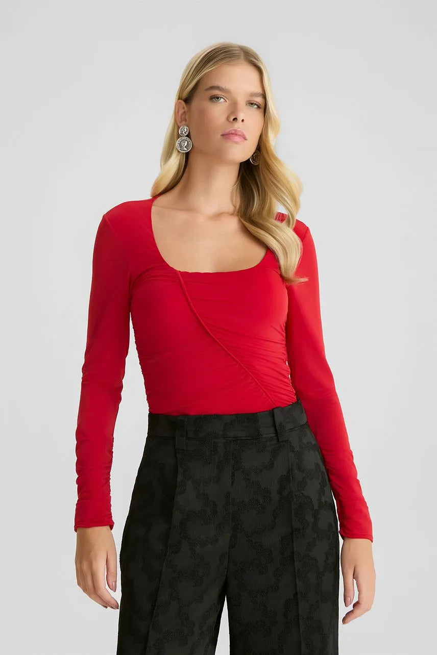 Body Gleice - Vermelho Fair NV