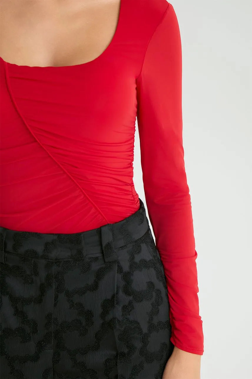 Body Gleice - Vermelho Fair NV