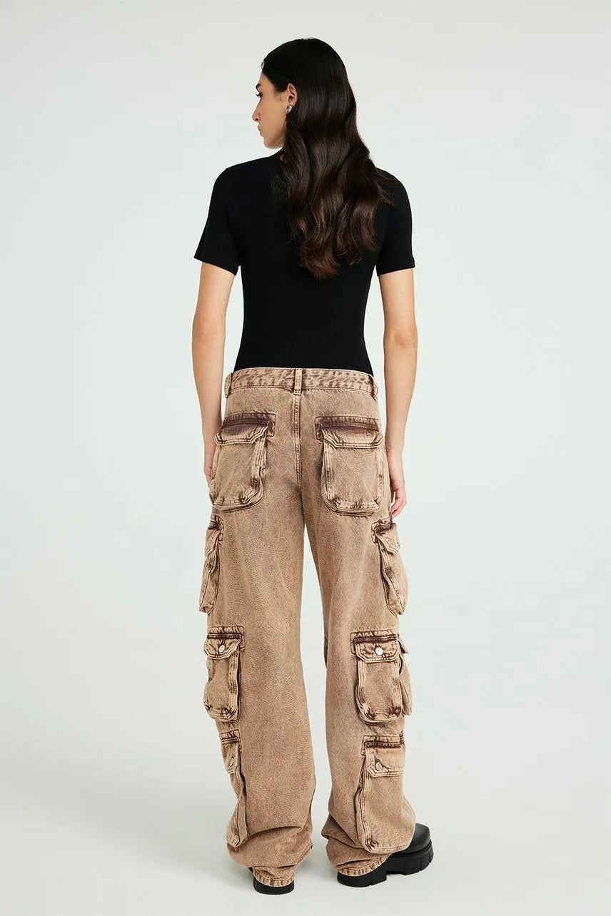 Calça Jeans Audrey - Bege Khaki NV