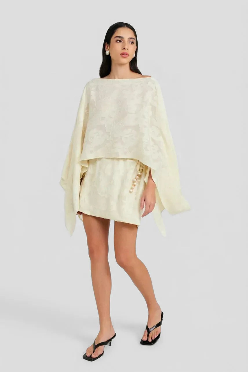 Saia Giulia - Bege Lace NV