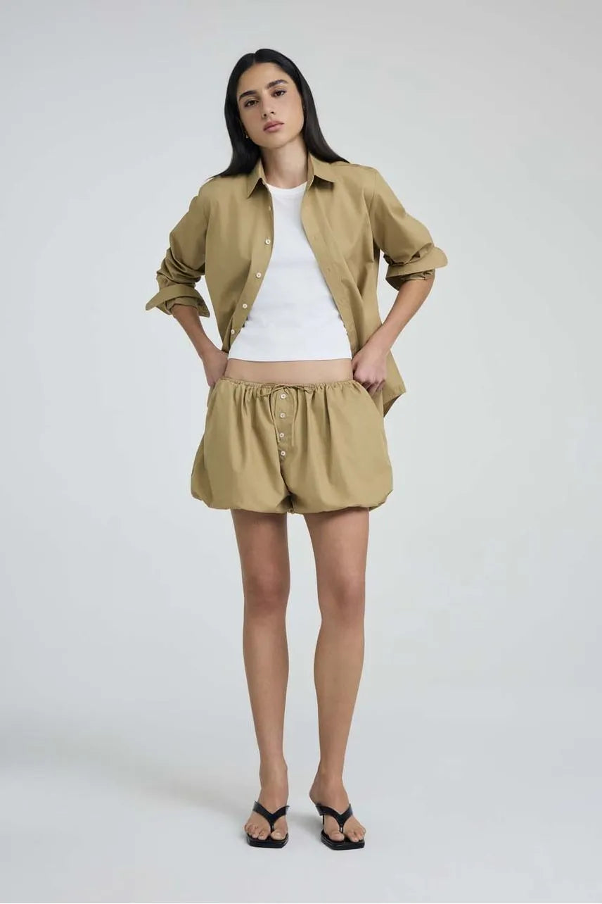 Short Balone Julieta - Bege Trench NV