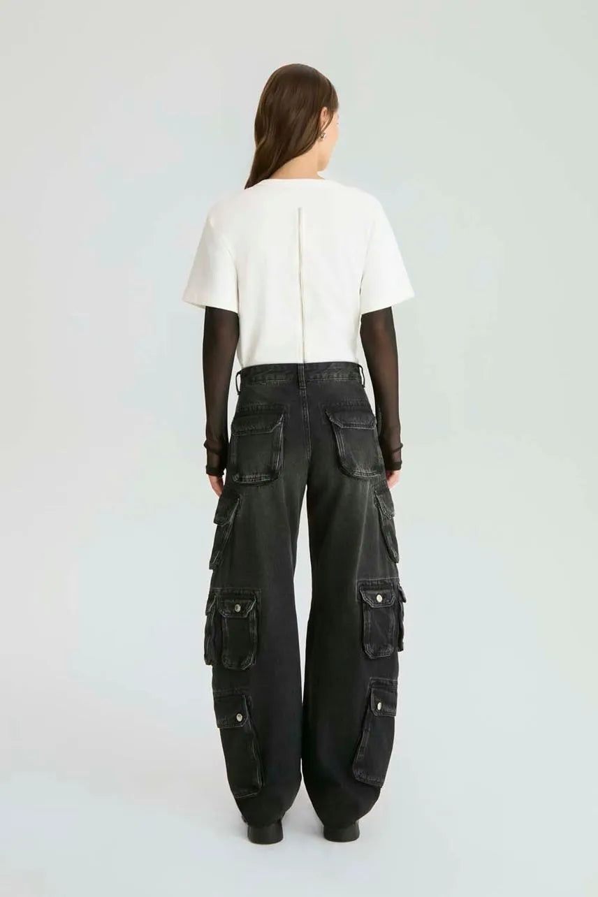 Calça Jeans Audrey NV - Jeans Stoned Black
