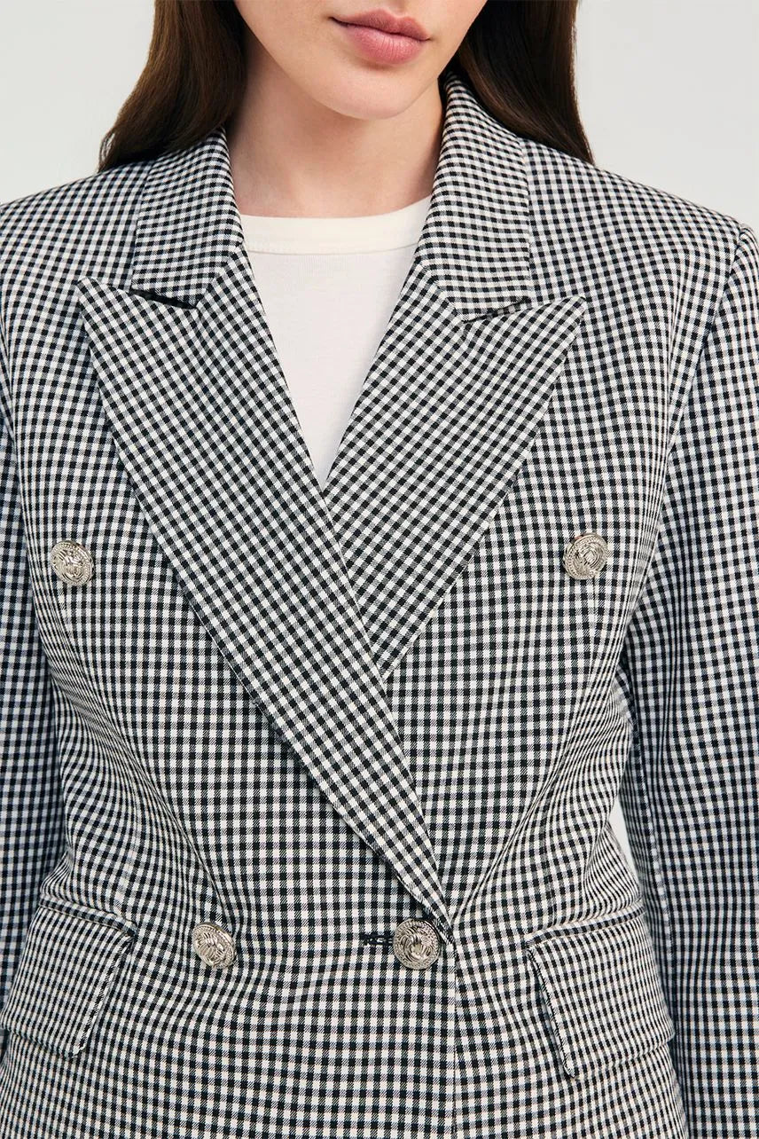 Blazer Ruth NV - Xadrez Multicolor