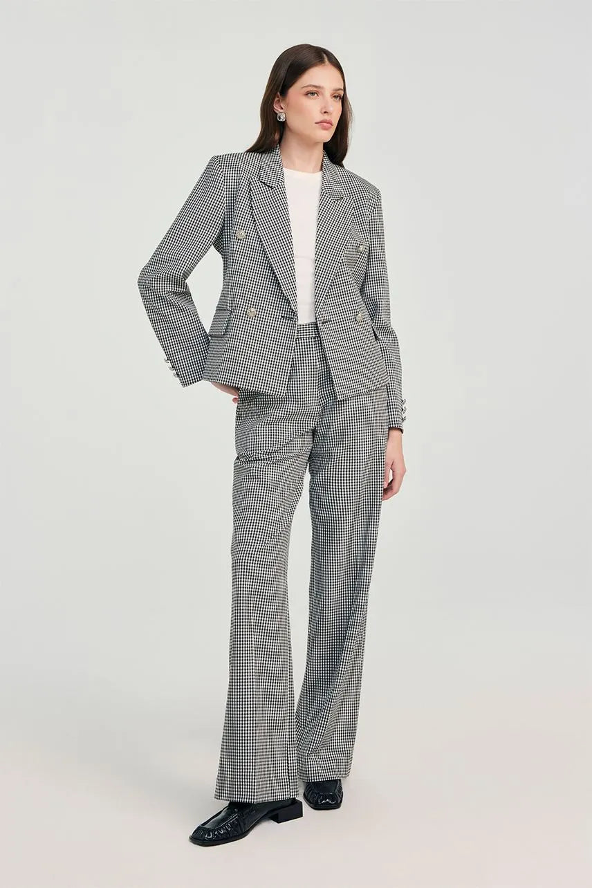Blazer Ruth NV - Xadrez Multicolor