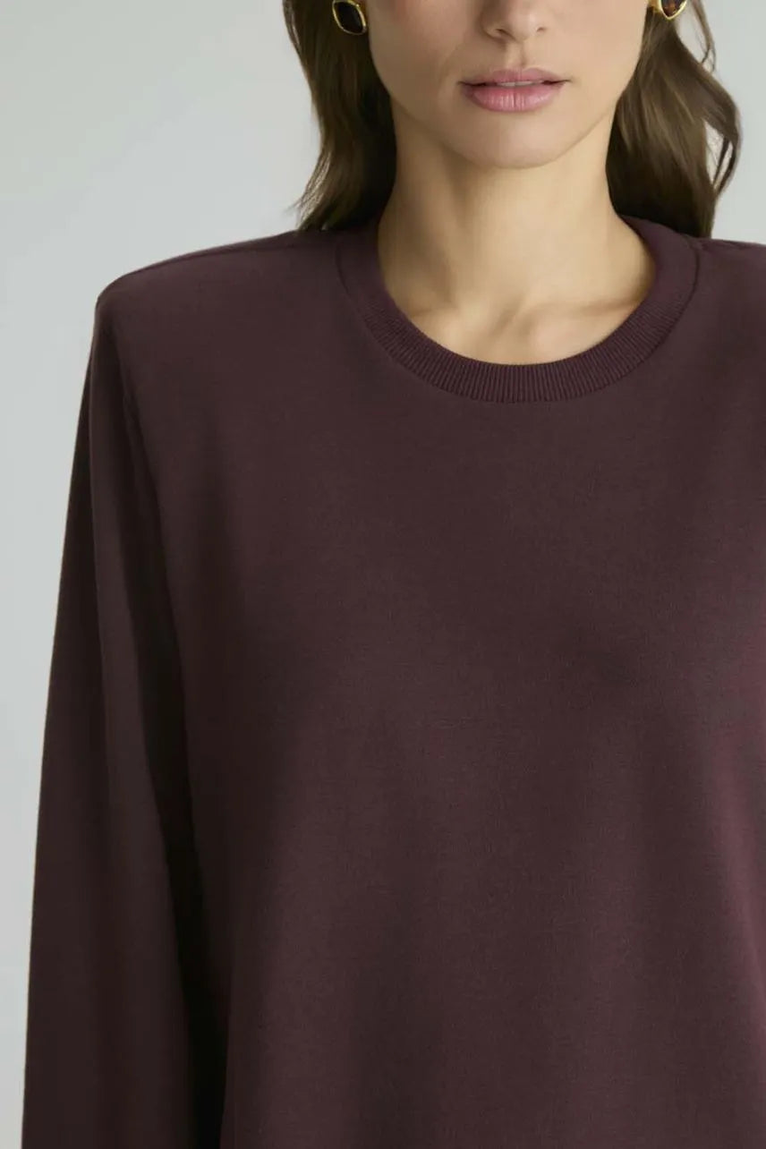 T-Shirt Manga Longa Nati - Roxo Berry NV
