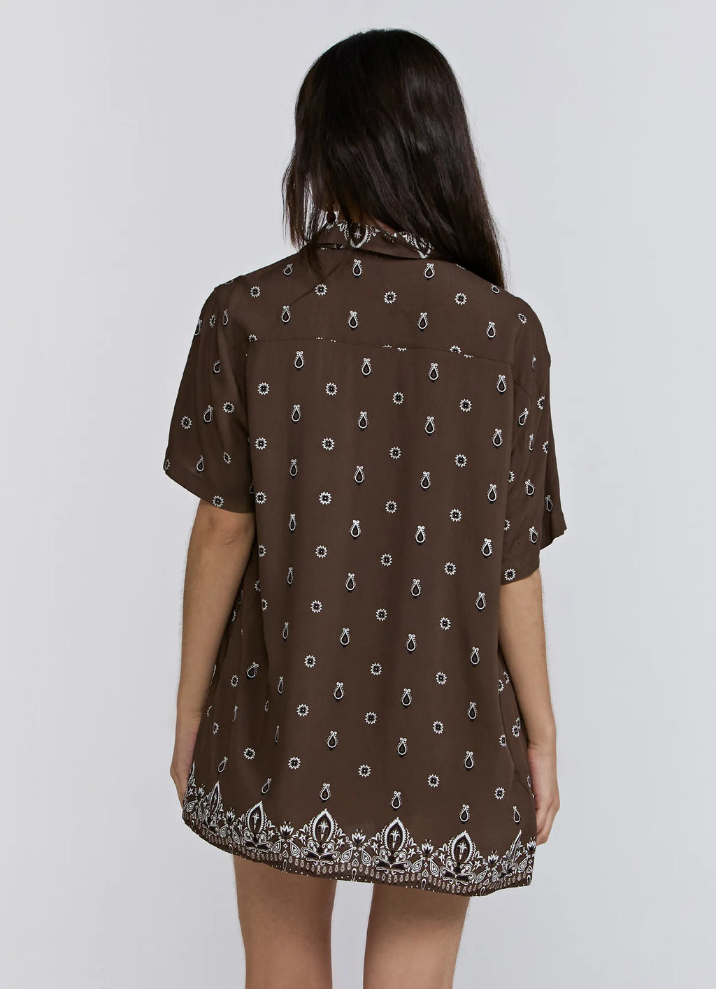 Camisa Lucia Bandana Brown TRIYA