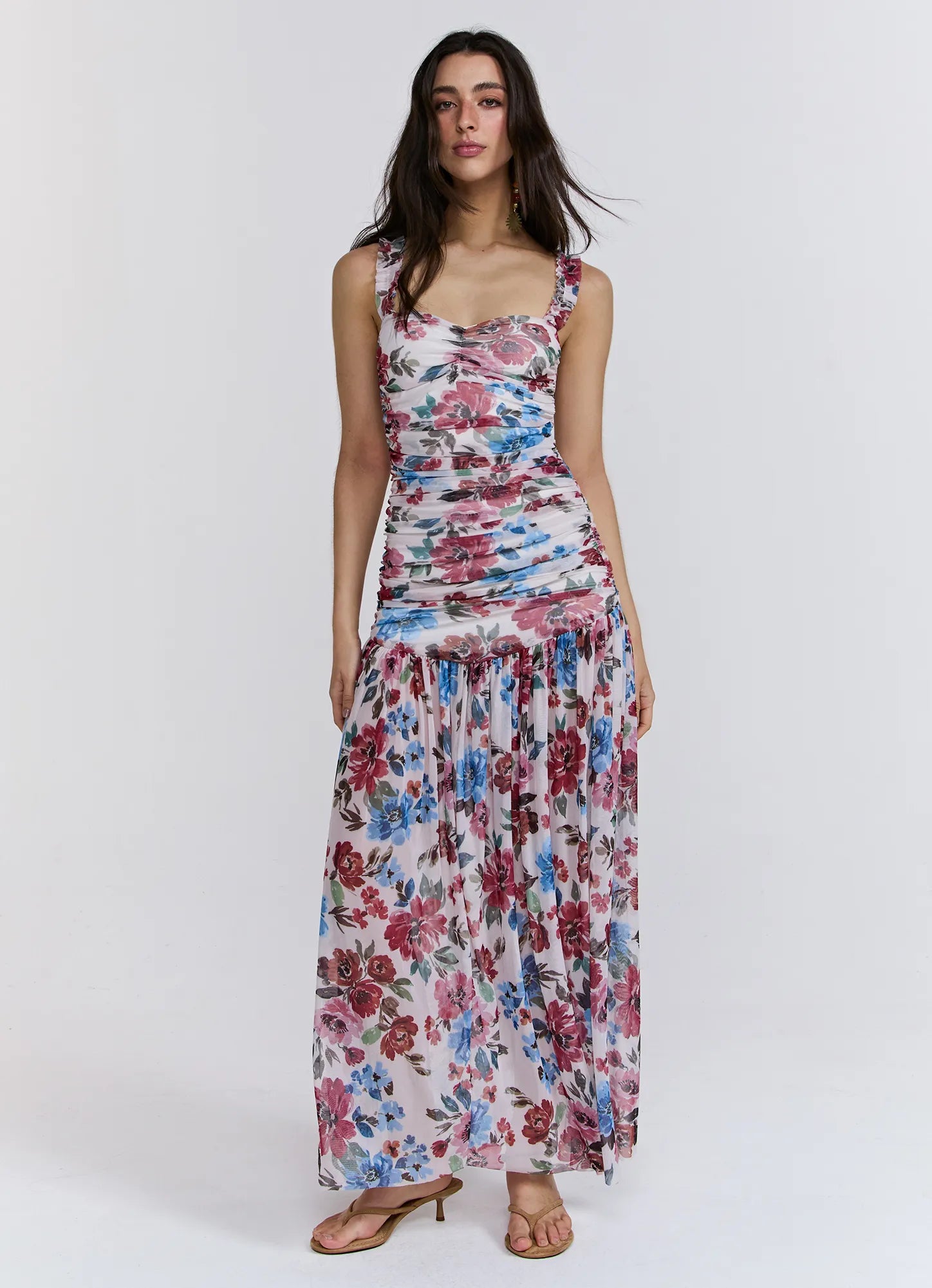 Vestido Marise Floral Off TRIYA