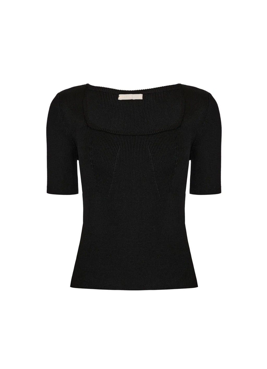 Blusa Isadora Black Carol Bassi