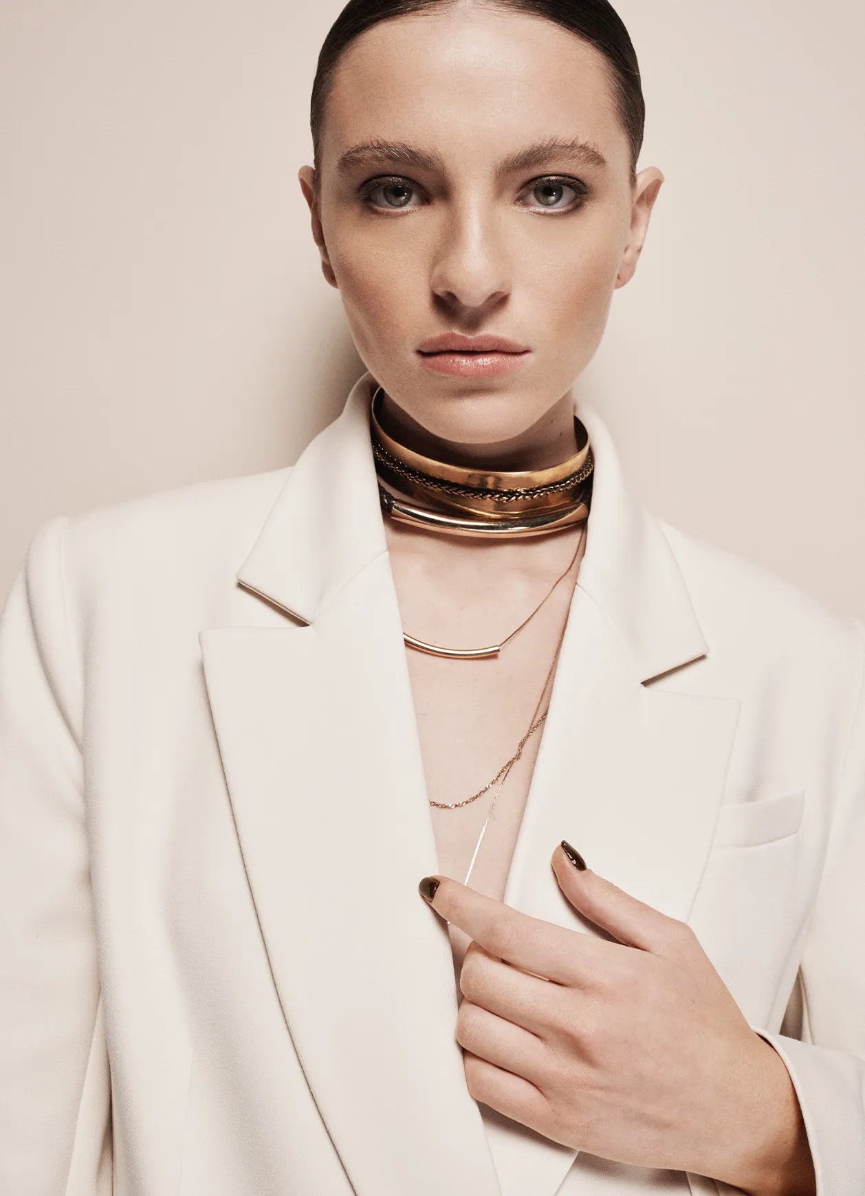 Blazer Lina Champagne Carol Bassi