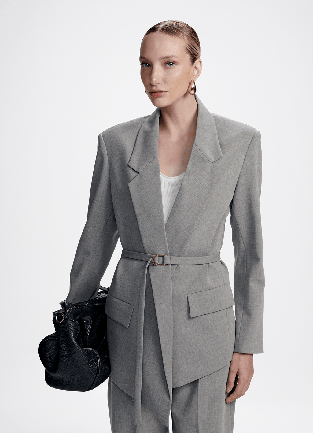 Blazer Lippi Taupe Carol Bassi