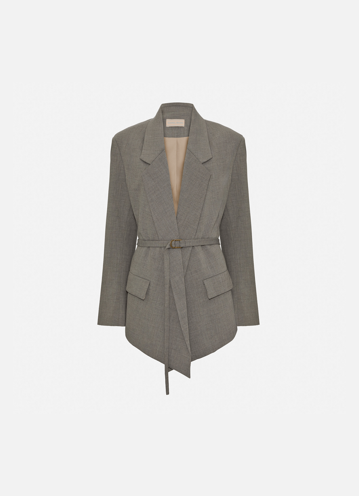 Blazer Lippi Taupe Carol Bassi
