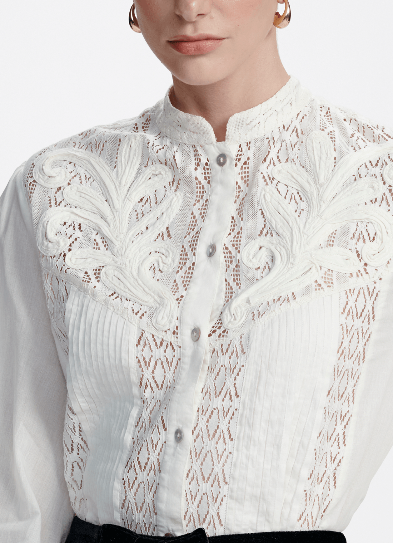 Blusa Marisa Off White Carol Bassi