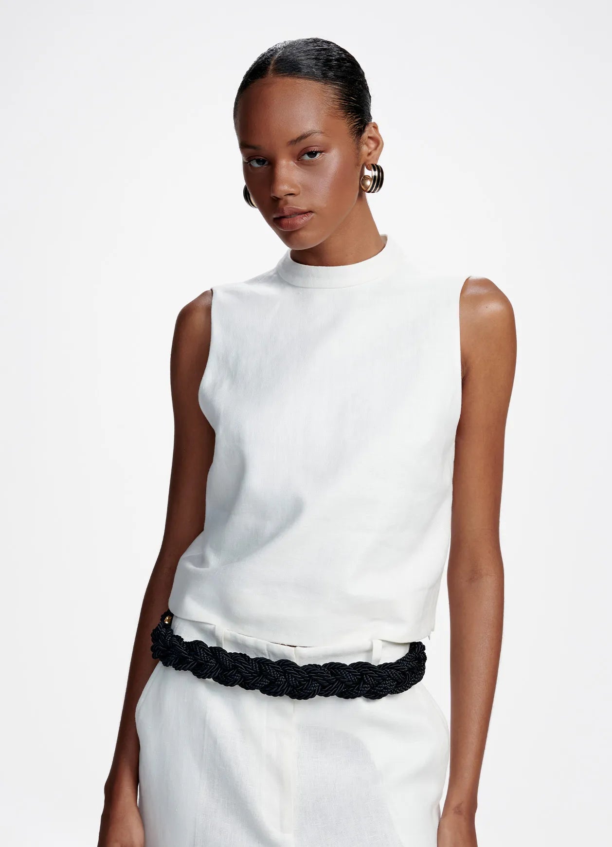 Blusa Berta Off White Carol Bassi