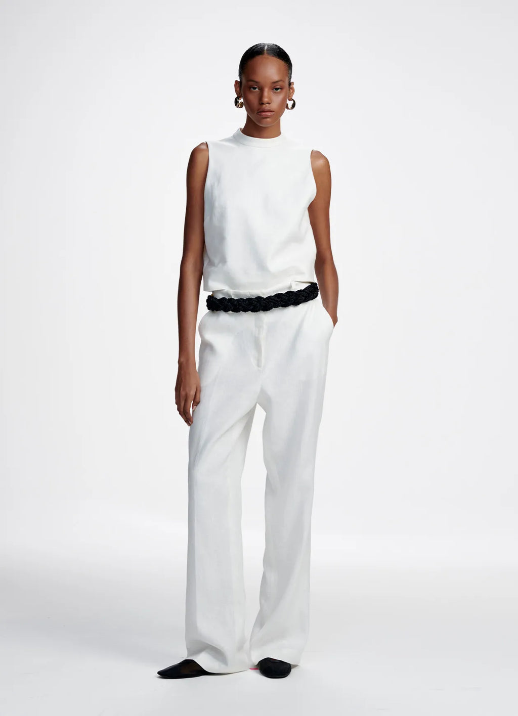 Blusa Berta Off White Carol Bassi