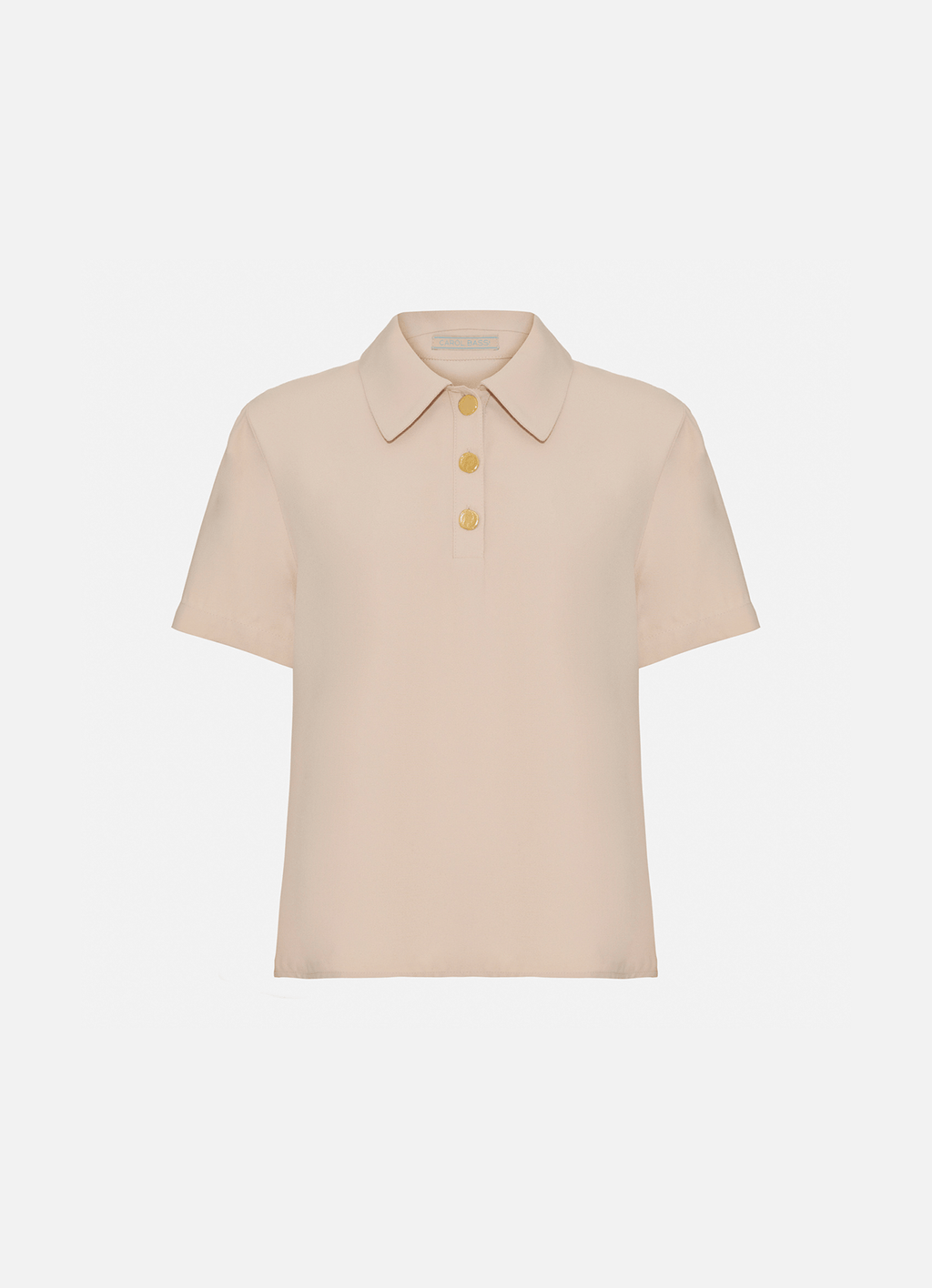 Blusa Maggio Bege Glace Carol Bassi
