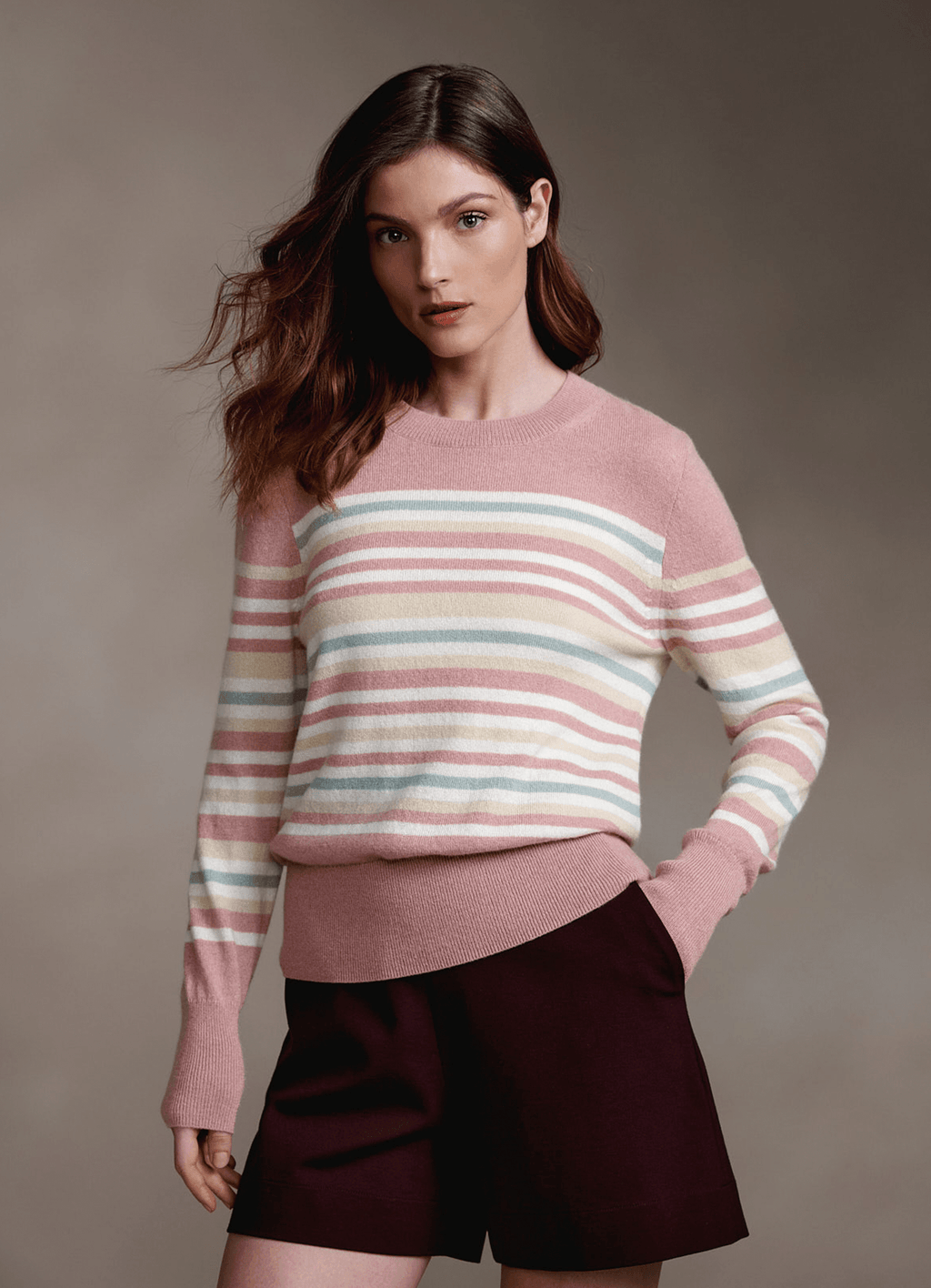 Blusa Tricot Canyon Listrado Carol Bassi