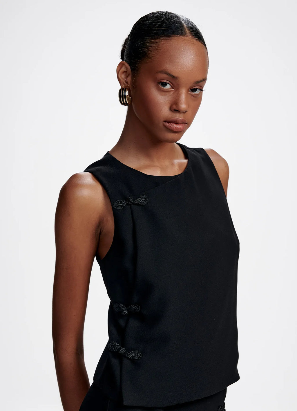 Blusa Lya Preto Carol Bassi