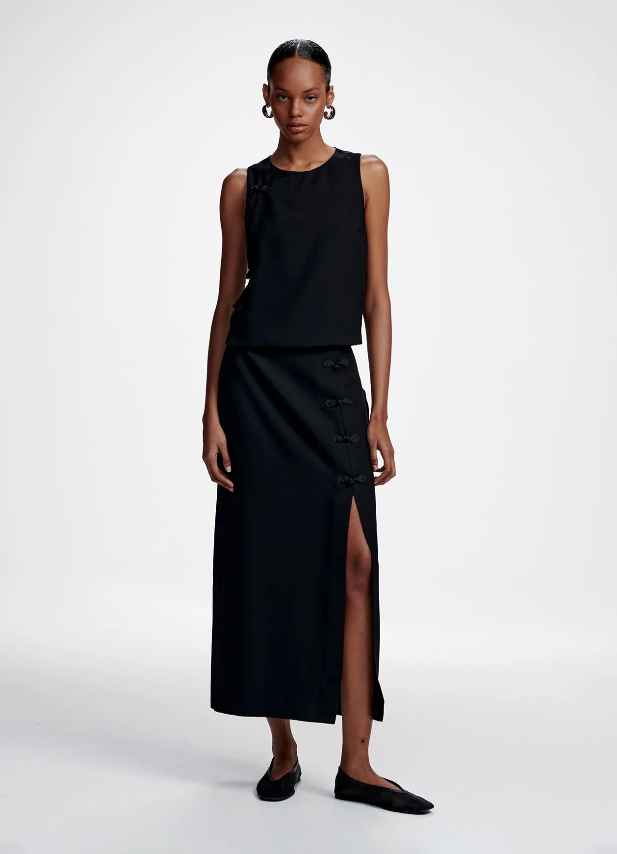 Blusa Lya Preto Carol Bassi