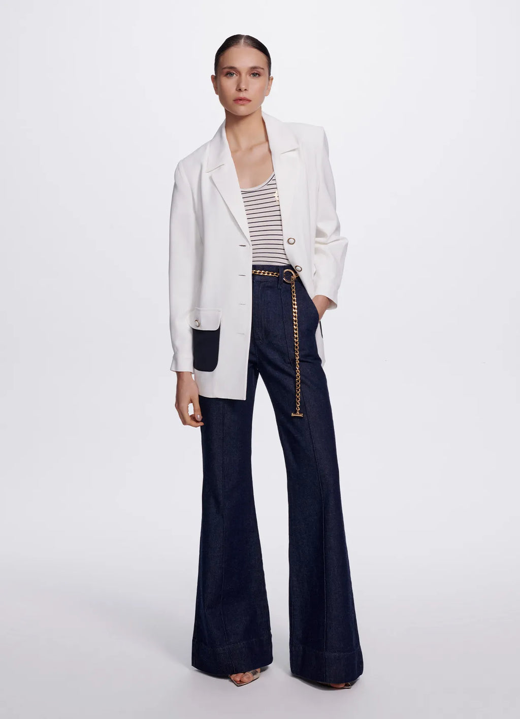 Calca Bianca Jeans Escuro Carol Bassi