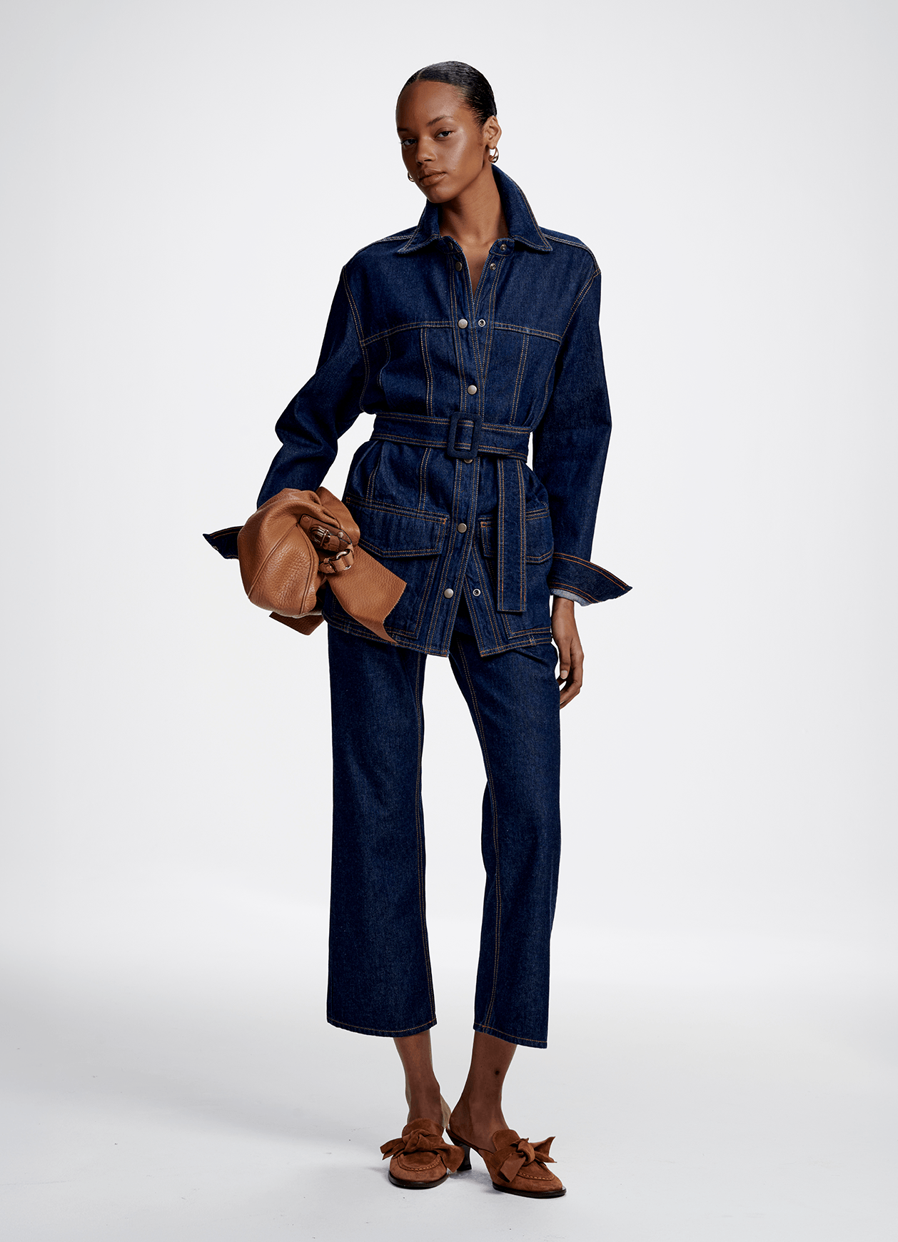 Calca Willow Jeans Escuro Carol Bassi