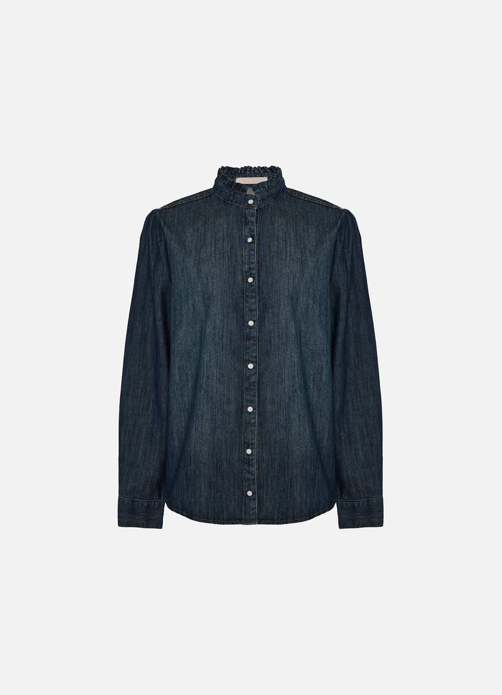 Camisa Amara Jeans Escuro Carol Bassi