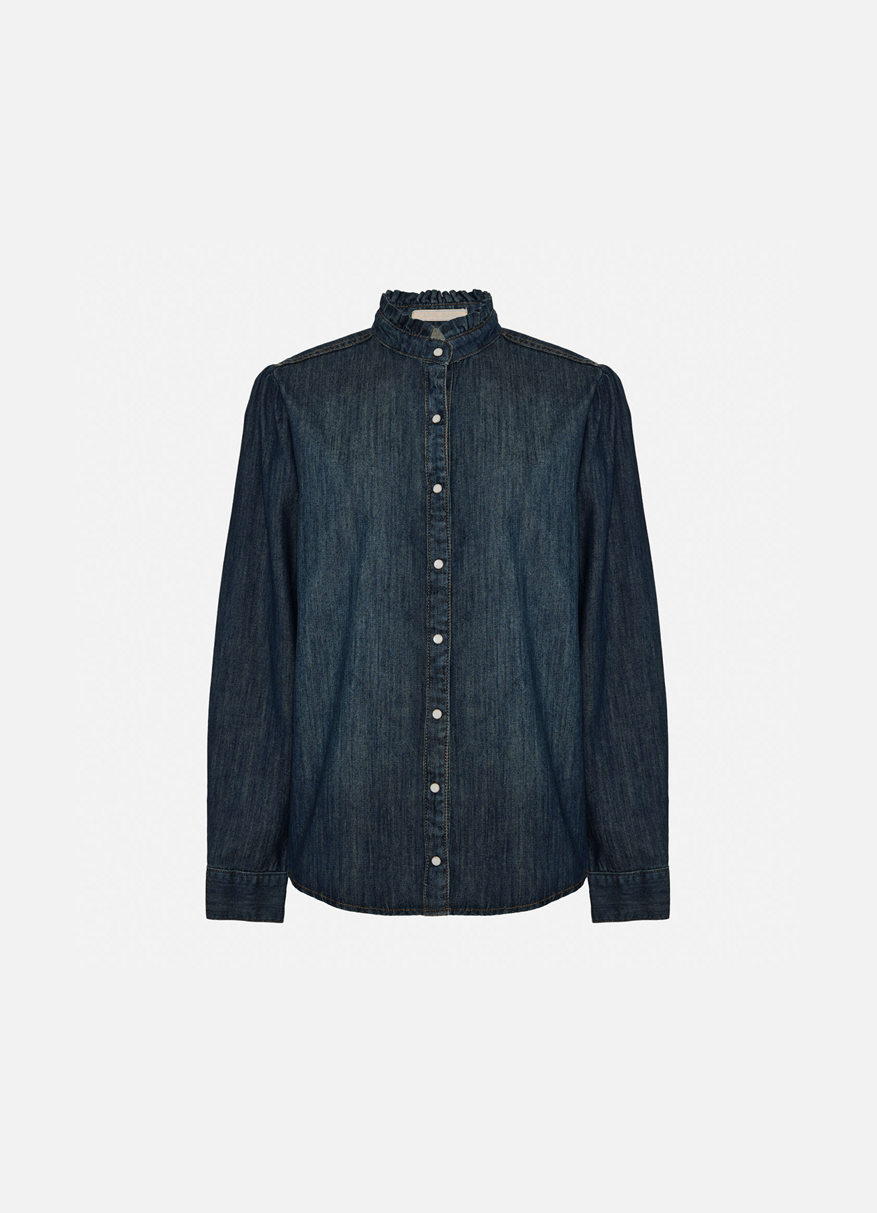 Camisa Amara Jeans Escuro Carol Bassi