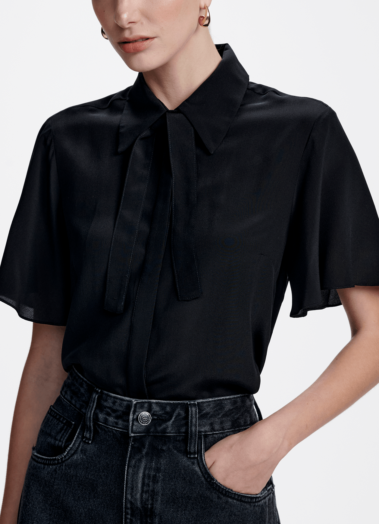 Camisa Mc Louie Preto Carol Bassi