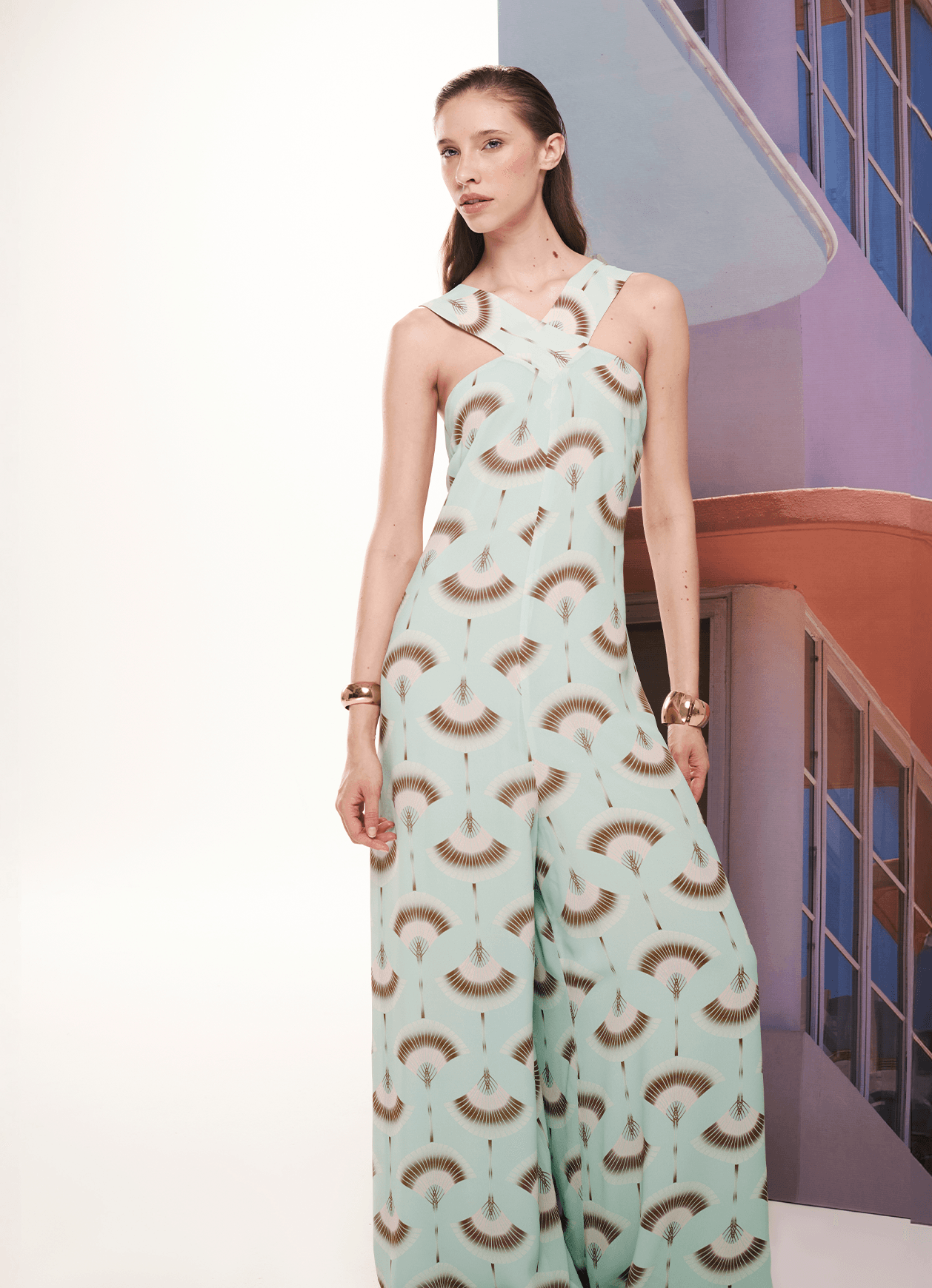 Macacao Sunny Day Estampado Carol Bassi