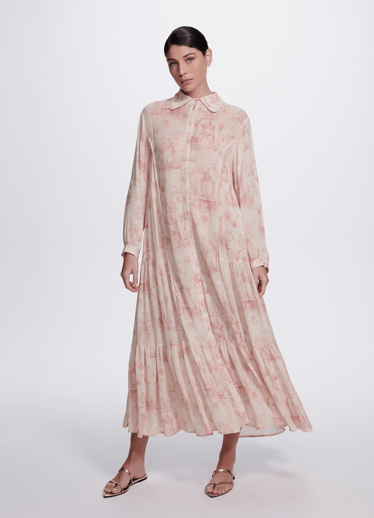 Vestido Oasis Estampado Carol Bassi