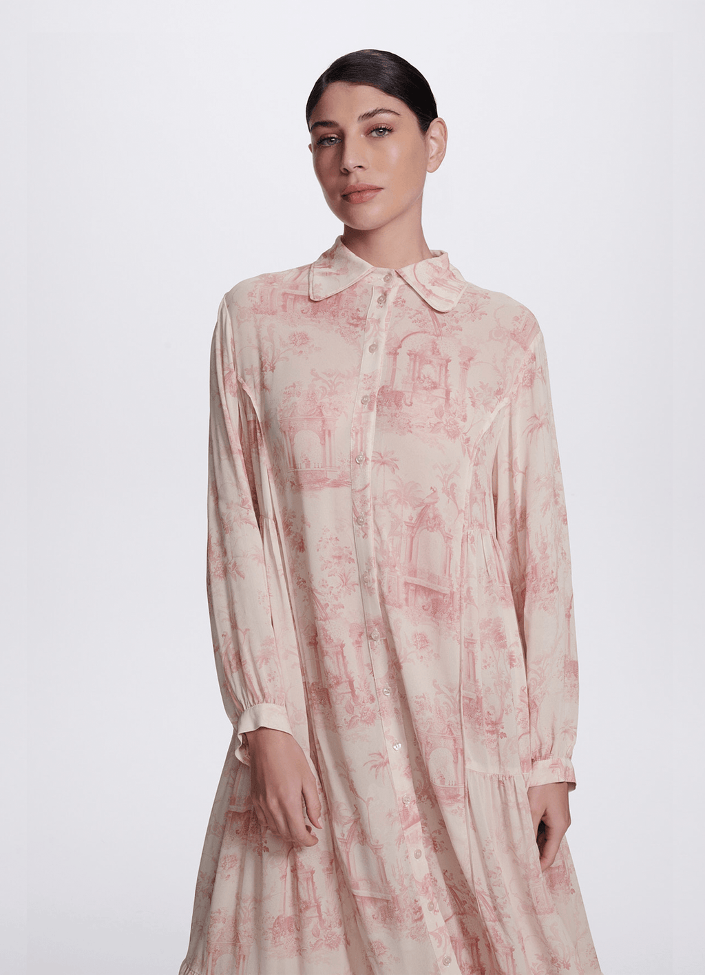 Vestido Oasis Estampado Carol Bassi