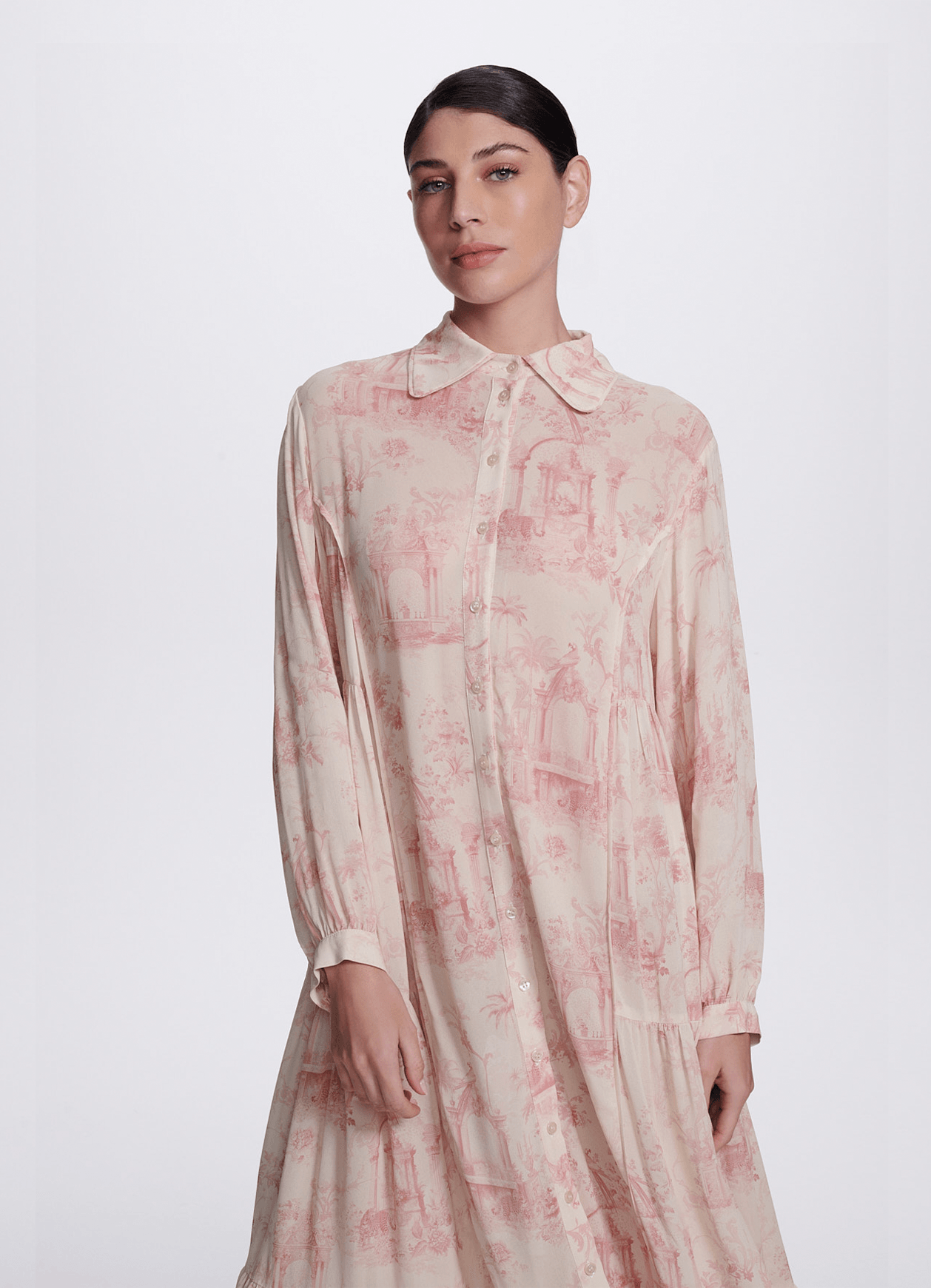 Vestido Oasis Estampado Carol Bassi