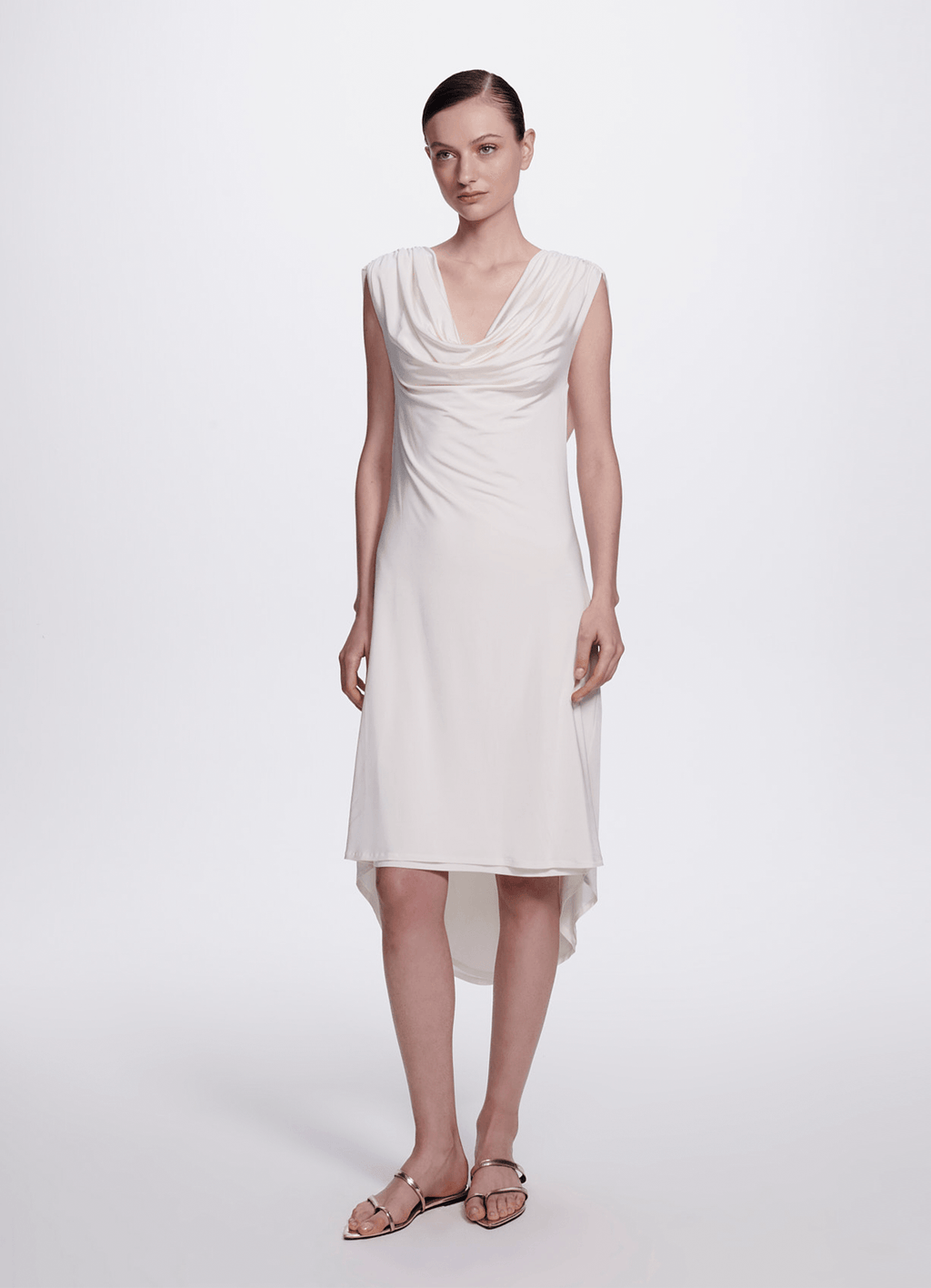 Vestido Jamie Off White Carol Bassi