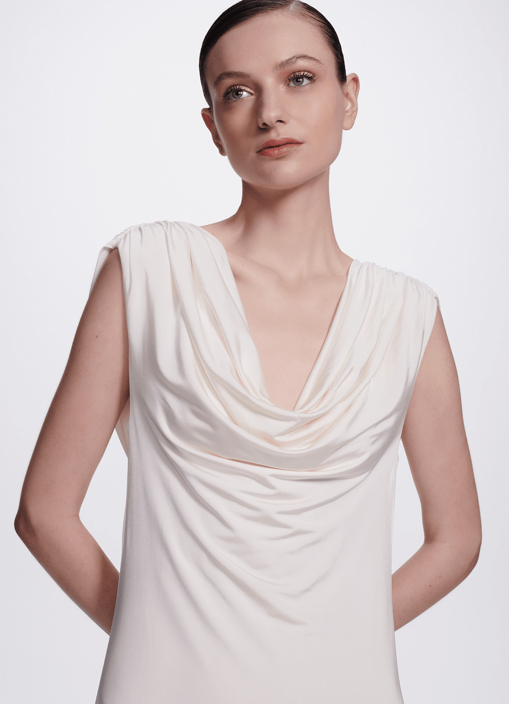 Vestido Jamie Off White Carol Bassi