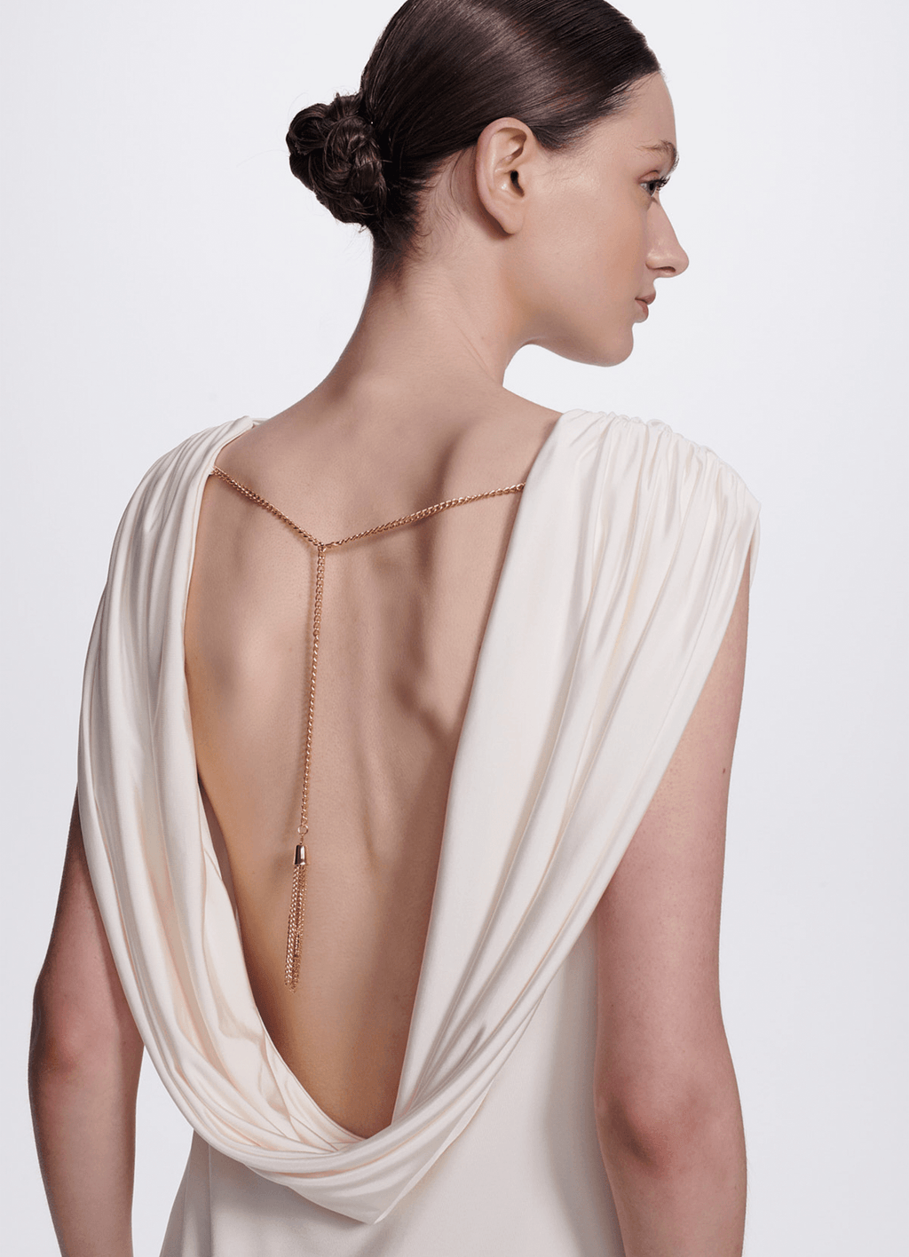 Vestido Jamie Off White Carol Bassi