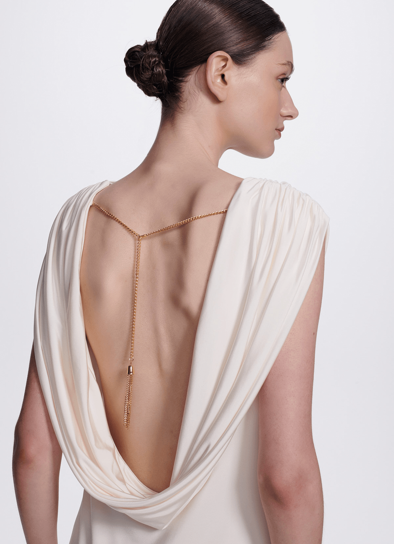 Vestido Jamie Off White Carol Bassi