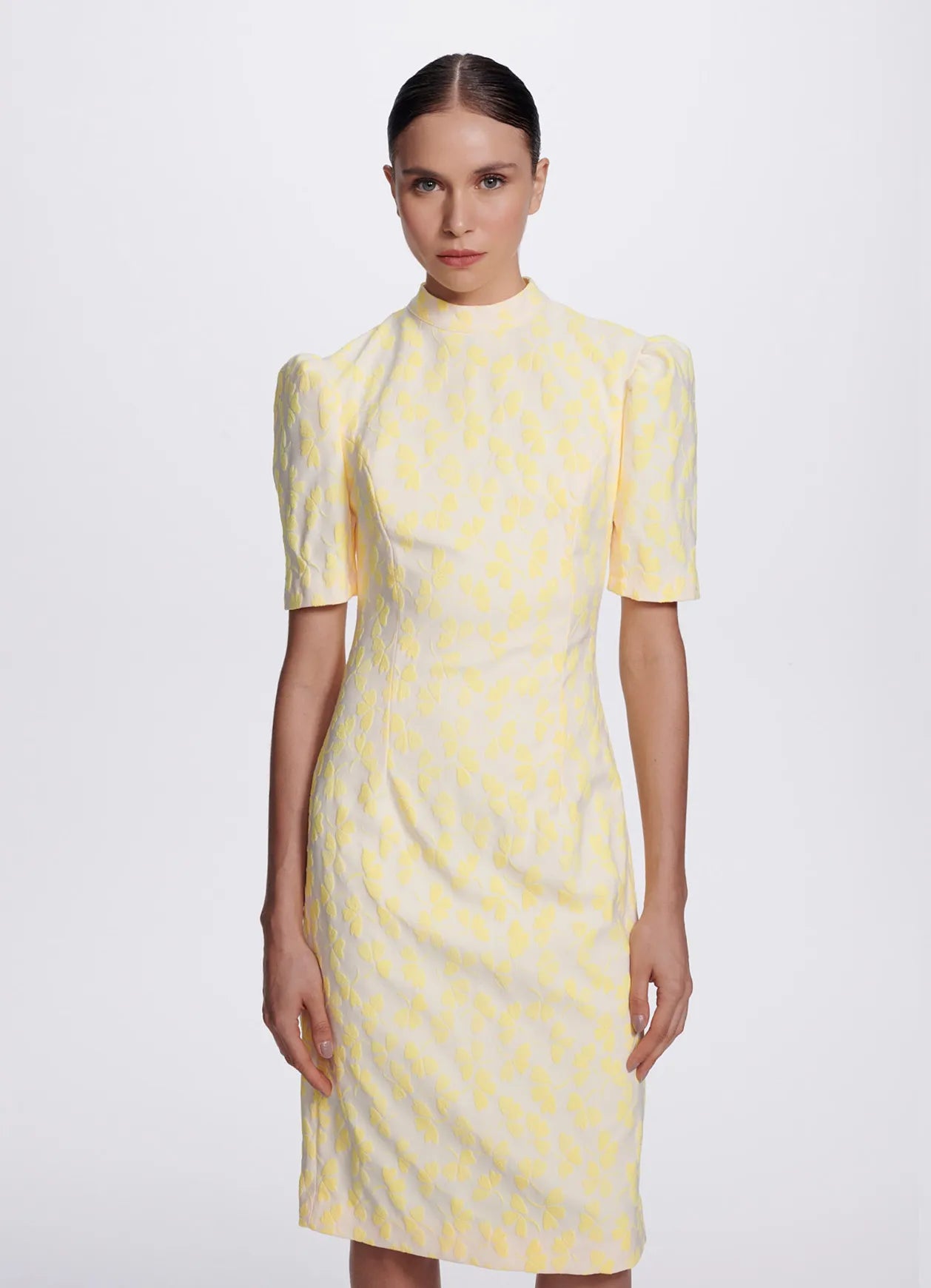 Vestido Francesca Amarelo Carol Bassi