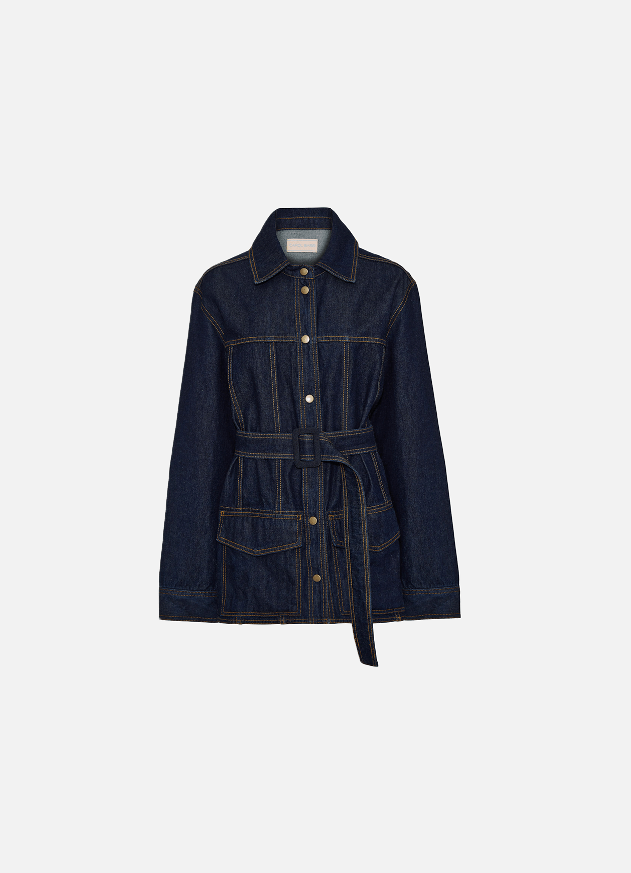 Parka Willow Jeans Escuro Carol Bassi