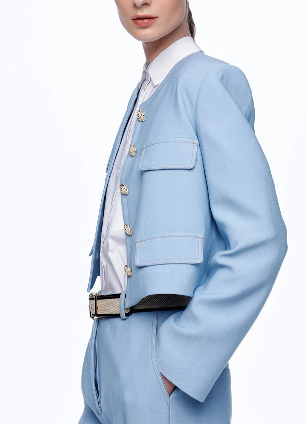 Spencer Odin Azul Claro Carol Bassi