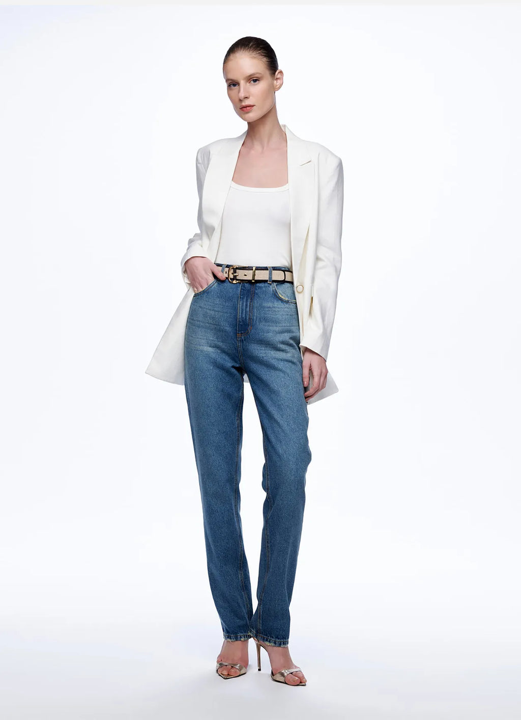 Blazer Alva Off White Carol Bassi