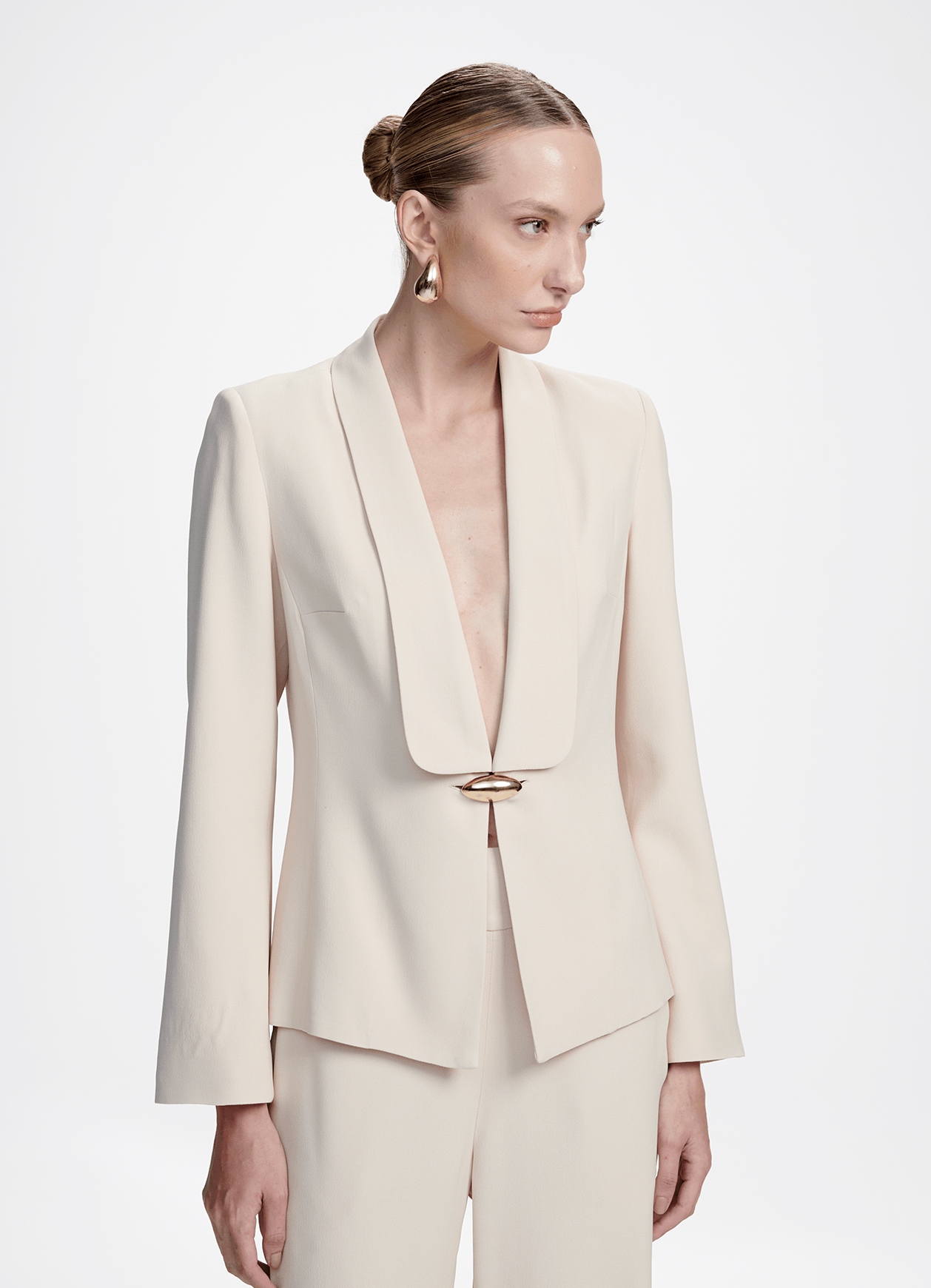 Blazer Rossi Bege Glace Carol Bassi