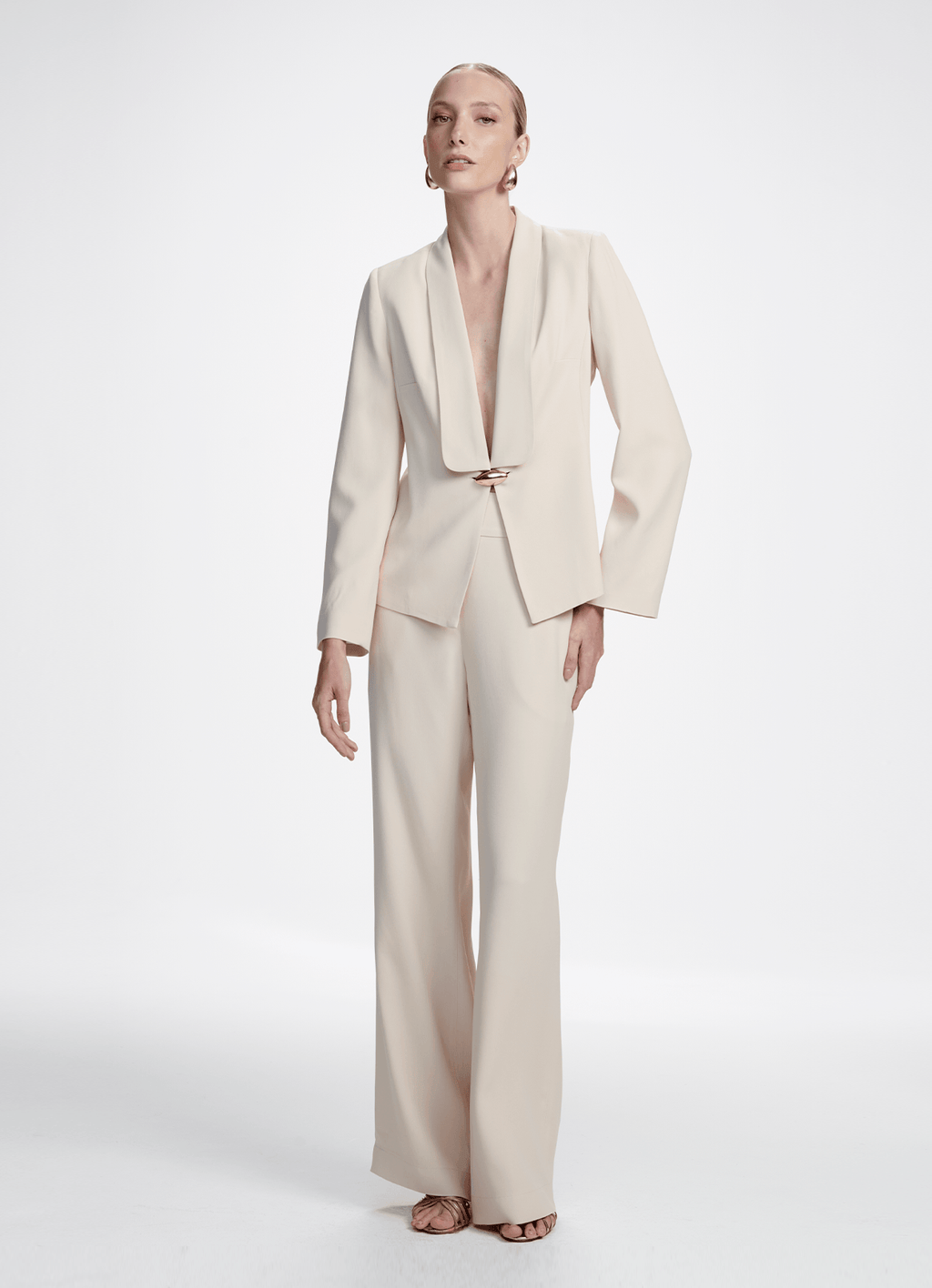 Blazer Rossi Bege Glace Carol Bassi