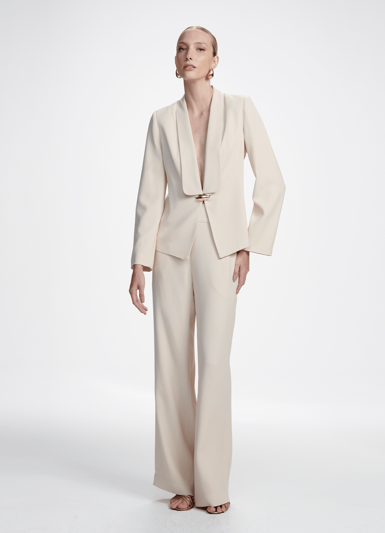 Blazer Rossi Bege Glace Carol Bassi
