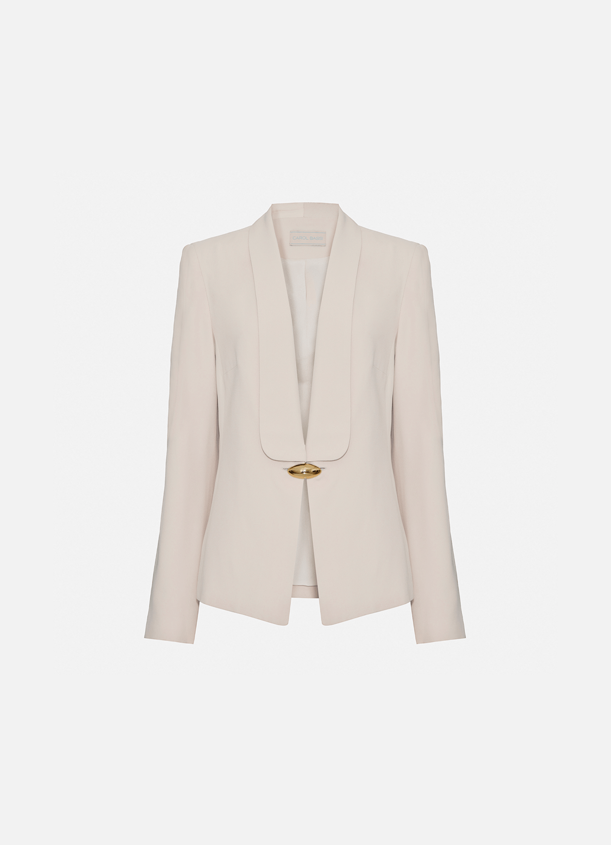 Blazer Rossi Bege Glace Carol Bassi