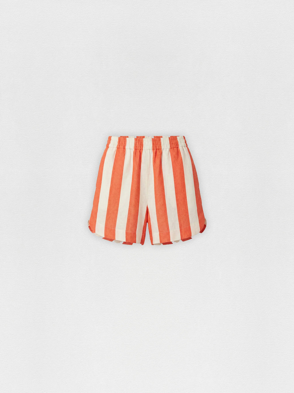 SHORT LISTRAS LARANJA YUKIO