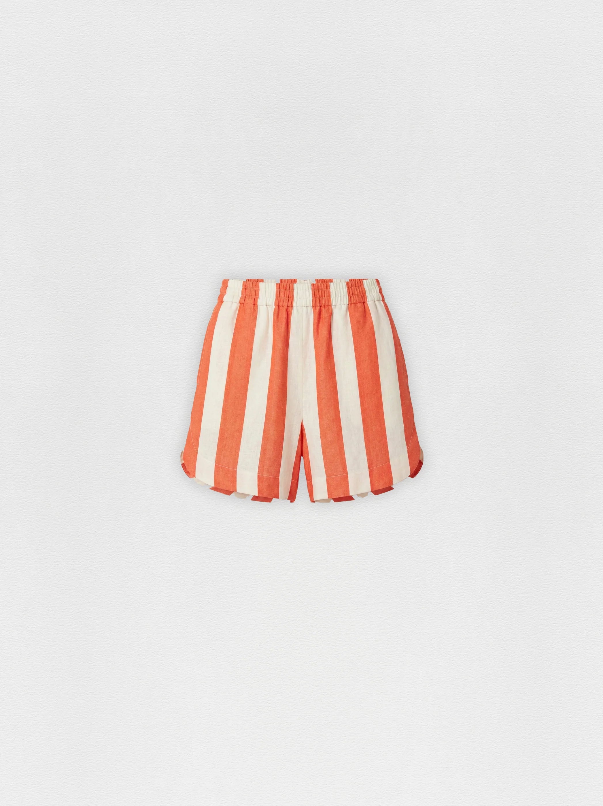 SHORT LISTRAS LARANJA YUKIO