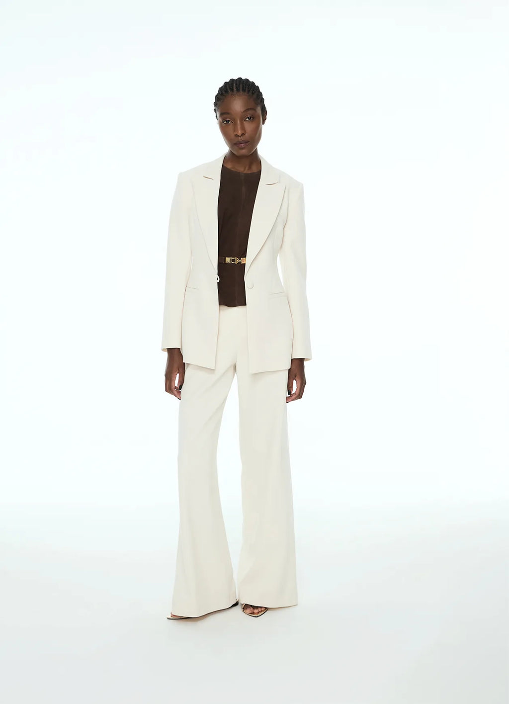 Calça Lutieska Off White Carol Bassi