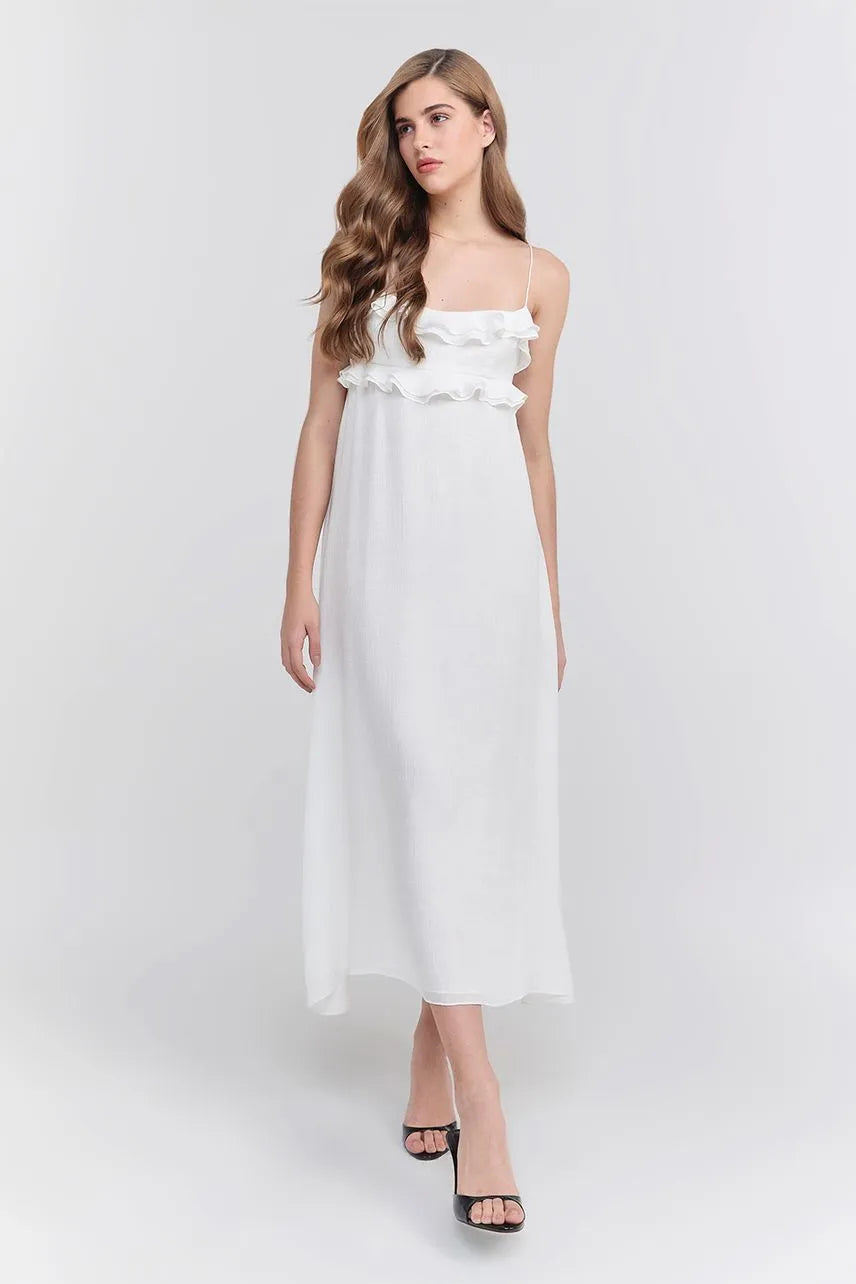 Vestido Longo Marieta NV - Off White