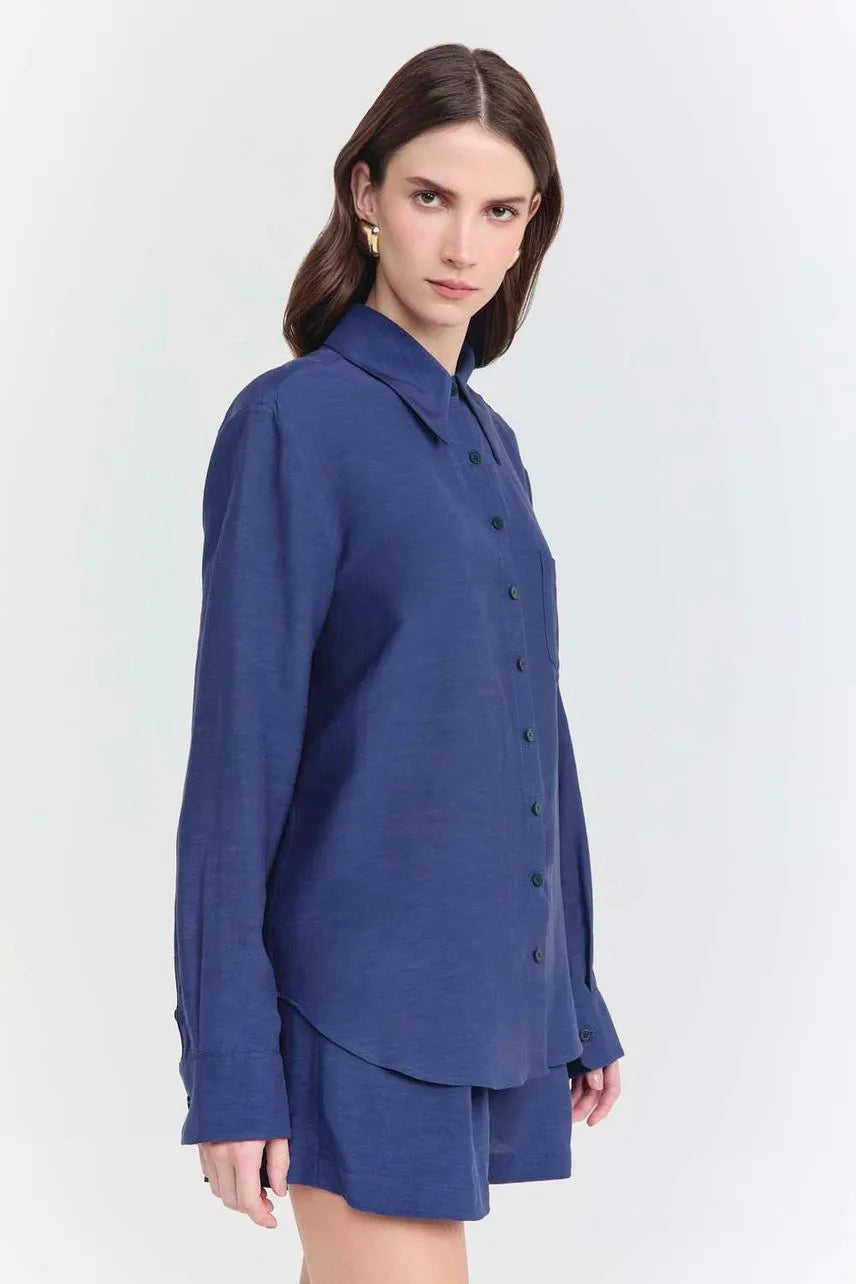 Camisa Sophia NV - Azul Oxford