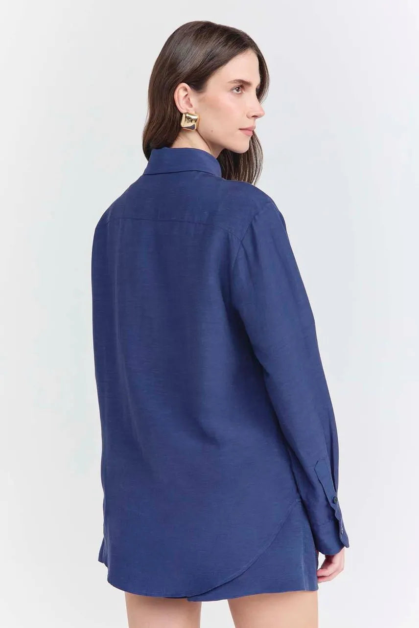 Camisa Sophia NV - Azul Oxford